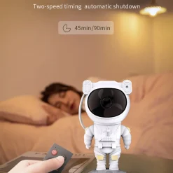 PROIETTORE DI STELLE E GALASSIE ASTRONAUTA LUCE NOTTURNA CON EFFETTI PLANISFERO