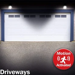 PROIETTORE FARETTO PER ESTERNO A LED 450 LUMEN CON SENSORE MOVIMENTO WIRELESS