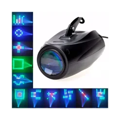PROIETTORE FARO AIRSHIP 64 LED 10W RGB FASCIO DI LUCE EFFETTI DISCO LASER LUCI