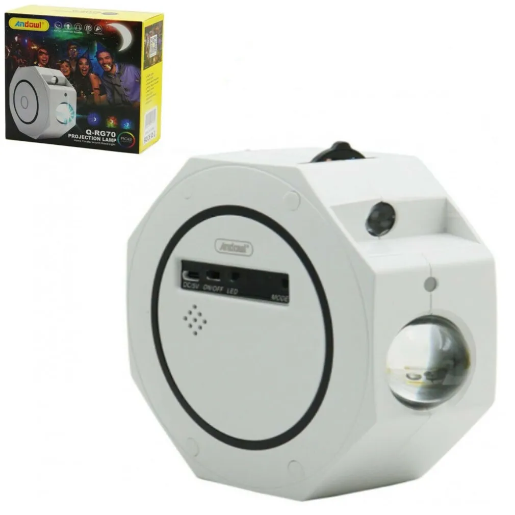 PROIETTORE LED GALASSIE CIELO STELLE HD TELECOMANDO LUCE NOTTURNA BAMBINI Q-RG70