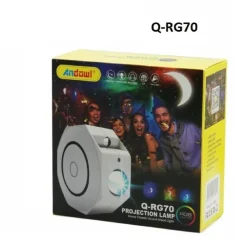 PROIETTORE LED GALASSIE CIELO STELLE HD TELECOMANDO LUCE NOTTURNA BAMBINI Q-RG70