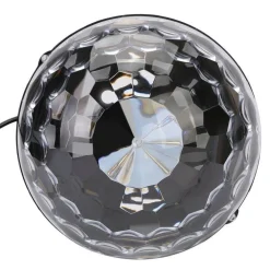PROIETTORE SFERA LUCE LED STROBOSCOPIO DISCO EFFETTI MULTICOLORE RGB FESTA