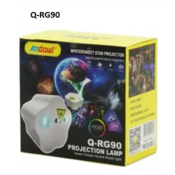 PROIETTORE STELLA WINTERSWEET LED RGB CON TELECOMANDO CIELO STELLATO CASA Q-RG90