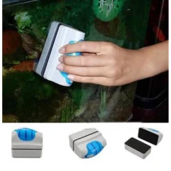 PULITORE MAGNETICO TERGI VETRO PER ACQUARIO SPAZZOLA CALAMITA PULIZIA RS-06