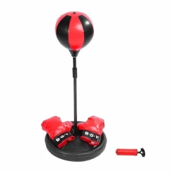 PUNCHBALL SPEED BALL PER BAMBINI ASTA REGOLABILE PALLA PUNCH BOXE SUPPORTO MOLLA