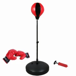 PUNCHBALL SPEED BALL PER BAMBINI ASTA REGOLABILE PALLA PUNCH BOXE SUPPORTO MOLLA