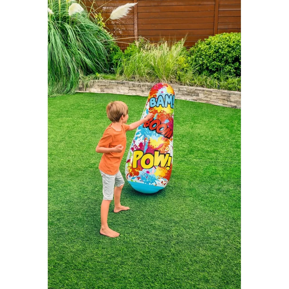 PUNGIBALL SEMPREIMPIEDI SACCO BOXE COMIC BLAST DESIGN FUMETTI 48X46X119CM BAMBINI 52630