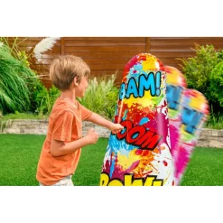 PUNGIBALL SEMPREIMPIEDI SACCO BOXE COMIC BLAST DESIGN FUMETTI 48X46X119CM BAMBINI 52630