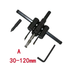 PUNTA TRAPANO PER FORO REGOLABILE CIRCOLARE BARENO PER LEGNO COMPENSATO LAMINATI