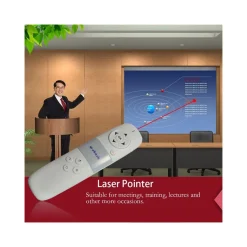 PUNTATORE LASER MOUSE TASTIERA QWERTY WIRELESS PER CONFERENZE PRESENTAZIONI