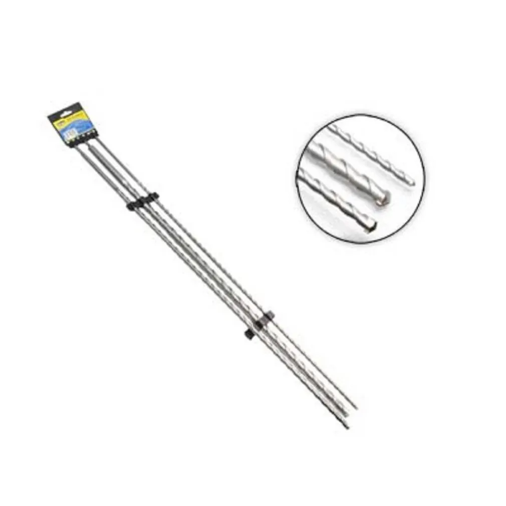 PUNTE PER TRAPANO DEMOLITORE MARTELLO 3PZ 1000 MM ATTACCO SDS PLUS 1 MT PER MURO
