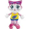 PUPAZZO MILADY PELUCHE MORBIDO EDUCATIVO 44 GATTI GIOCO PER BAMBINI 1 ANNO +
