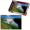 PUZZLE 1000 PZ. ISLANDA PAESAGGIO CASCATA PRATO QUADRO NATURA CORNICI