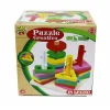 PUZZLE CREATIVO IN LEGNO GIOCATTOLO GIOCO EDUCATIVO PER BAMBINI FORME COLORATE