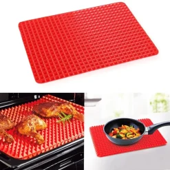 PYRAMID PAN TAPPETO IN SILICONE FORNO MICROONDE ANTIADERENTE TEGLIA SCOLA GRASSI