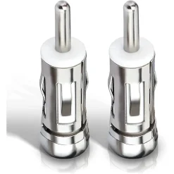 2PZ ADATTATORE ANTENNA AUTORADIO AUTO UNIVERSAL CONNETTORE PRESA ISO A SPINA DIN