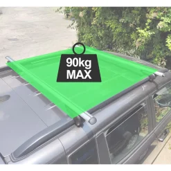 2PZ BARRE PORTAPACCHI PORTATUTTO UNIVERSALI DA 120CM AUTO PER BINARI RIALZATI FINO A 135CM