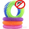 2PZ. BRACCIALE CITRONELLA SPIRALE POLSO REPELLENTE ANTIZANZARE INSETTI ELASTICO