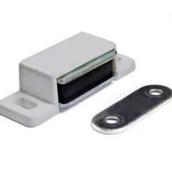 4PZ CHIUSURA A CALAMITA MAGNETE BLOCCO ANTE PORTA MOBILI CASA CON VITI FISSAGGIO