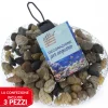 3PZ PIETRE DECORATIVE ACQUARIO DECORAZIONE SASSI PIANTE VASI 300GR 0.5x0.8 CM