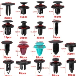 299PZ PLASTICA TRIM CLIP RIVETTI CLIP KIT FERMI DI SPINTA AUTO ABITACOLO ESTERNI