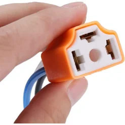 2PZ PRESA CONNETTORE IN CERAMICA FEMMINA CABLAGGIO FARO PORTALAMPADA H4 9003 HB2