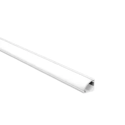 10PZ PROFILO IN ALLUMINIO 2MT ANGOLARE A PLAFONE SEZIONABILE PER STRIP LED AL-27