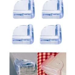 4PZ PROTEZIONE PARACOLPI PARASPIGOLI ANGOLI 43x43x19MM BIMBI ANTIURTO SALVAMURO