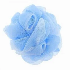 2PZ SPUGNA RETINA PER DOCCIA SPUGNETTA A RETE PELLE CORPO BAGNO COLORI VARI 10682