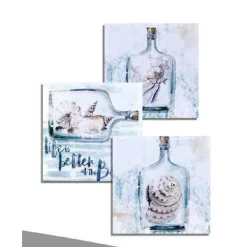 QUADRO QUADRETTO DECORATIVO 45X45X1,5 CM TELA SU LEGNO DELUXE DECORI ASS. 743740