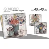 QUADRO QUADRETTO DECORATIVO 45X45X1,8CM TELA SU LEGNO DECORI ASS. PIANTE 757365