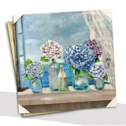 QUADRO QUADRETTO DECORATIVO 45X45X1,8CM TELA SU LEGNO DELUXE DECORI ASS. 806872