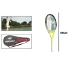 RACCHETTA TENNIS 69CM GIALLA BIANCA RESISTENTE ALLENAMENTO BORSA TRASPORTO 06038