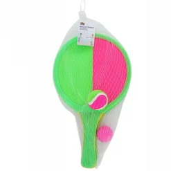 RACCHETTE 2 IN 1 IN LEGNO E VELCRO CON PALLINA RACCHETTONI BEACH TENNIS SPIAGGIA