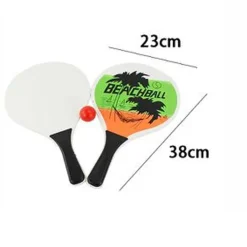 RACCHETTE MARE TAVOLA LARGA 0.6CM TIRO DA SPIAGGIA RACCHETTONI IN LEGNO BEACH