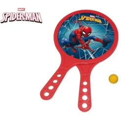 RACCHETTONI DA SPIAGGIA MARE SPIDERMAN MARVEL CON PALLINA GIOCATTOLO PER BAMBINI