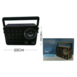 RADIO FM AM SW PORTATILE CON ANTENNA SPEAKER BLUETOOTH MICROSD USB STEREO XC5008