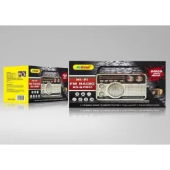 RADIO FM RETRO WIRELESS ALTOPARLANTE MP3 PORTATILE BLUETOOTH USB AUX TF Q-FM01