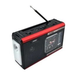 RADIO PORTATILE A BATTERIA USB SVEGLIA Q-FM40 ALTOPARLANTE BLUETOOTH CON TORCIA