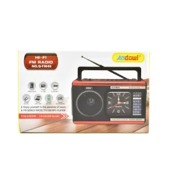 RADIO PORTATILE A BATTERIA USB SVEGLIA Q-FM40 ALTOPARLANTE BLUETOOTH CON TORCIA