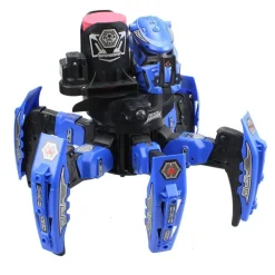 RAGNO SPAZIALE ROBOT GIOCATTOLO TELECOMANDATO WIRELESS 2.4GHZ CON 2 IN 1 Q-9006