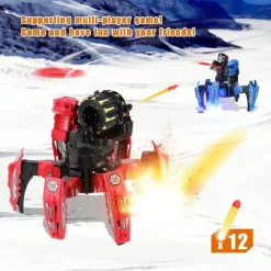 RAGNO SPAZIALE ROBOT GIOCATTOLO TELECOMANDATO WIRELESS 2.4GHZ CON 2 IN 1 Q-9006