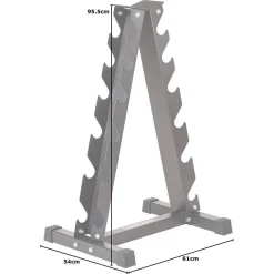RASTRELLIERA VERTICALE PER MANUBRI MANUBRIO STRUTTURA IN ACCIAIO NERA O ARGENTO