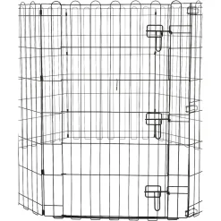 RECINZIONE IN METALLO PER CANI PIEGHEVOLE PER ESERCIZIO 152,4 X 152,4 X 91,4 CM