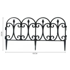 RECINZIONE PER GIARDINO STECCATO BORDO PER PRATO IN POLIPROPILENE DIM 32X60CM
