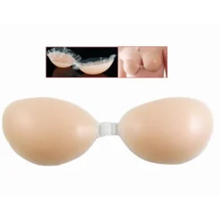 REGGISENO PUSH UP IN SILICONE INVISIBILE ANALLERGICO COPPETTE MODELLANTI UN BRA