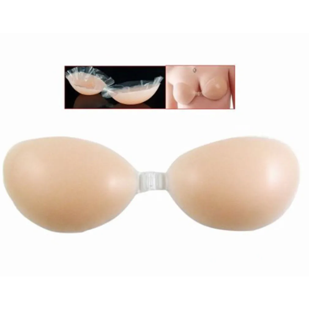 REGGISENO PUSH UP IN SILICONE INVISIBILE ANALLERGICO COPPETTE MODELLANTI UN BRA