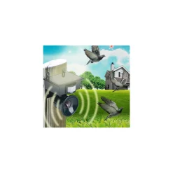 REPELLENTE AD ULTRASUONI SOLARE SCACCIA RATTI TOPI UCCELLI PICCIONI CANI GATTI