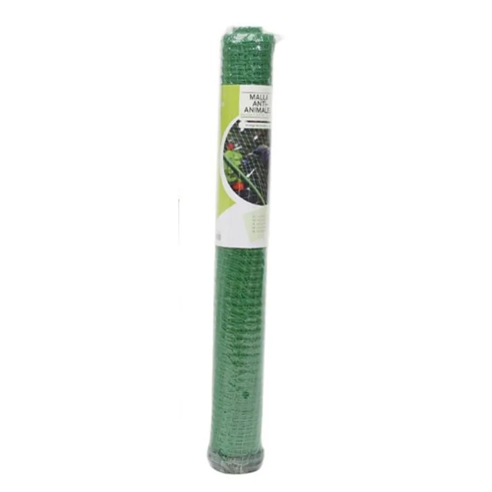 RETE ANTI ANIMALI MAGLIA POLIETILENE 1.5X10MT VERDE SCURO PROTEZIONE PIANTE ORTO 134617