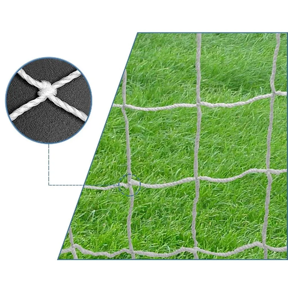 RETE CALCIO PORTA PIEGHEVOLE CORTILE SENZA CORNICE PER BAMBINI ADULTI 5.5X2.1 MT